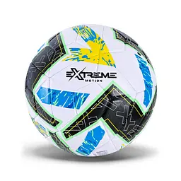 М'яч футбольний FB25673Black-Yellow розмір №5, PU, ​​400 гр