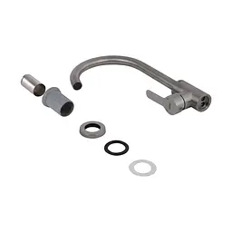 Змішувач для кухні Brinex Pure 015F U-подібний Nickel BRIPUR015FNKL - мініатюра 5