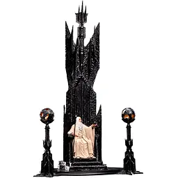 Статуетка Lord of The Rings Saruman the White on Throne Statue 1/6 scale (Володар перснів) 110 см - мініатюра 5