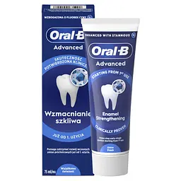 Зубна паста Oral-B Advanced Зміцнення емалі Виняткова свіжість 75 мл (8006530091008) - мініатюра 6