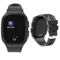 Смарт годинник-телефон дитячі LT31E з камерою WI-FI GPS SIM-карта Black (18321) - мініатюра 4