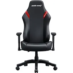Крісло ігрове Anda Seat Luna Size L Black/Red PVC (AD18-44-BR-PV) - мініатюра 9