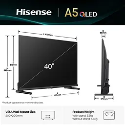 LED-телевізор 40A5Q HISENSE teh0021609 - мініатюра 5