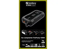 Автономний пусковий пристрій (бустер) Sandberg Jumpstarter TirePump 10000mAh (421-21) - мініатюра 8