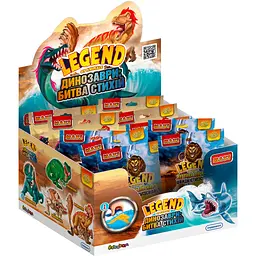 Стретч-іграшка Sbabam у вигляді тварини Legend of animals Максі Динозаври: битва стихій (59-CN25) - мініатюра 2