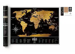 Скретч карта світу 1DEA.me Travel Map Black World (13007) - мініатюра 2