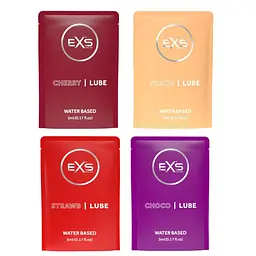 Лубрикант - EXS Flavoured Lube, 5 мл*100 шт. - мініатюра 2