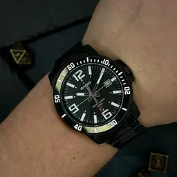 Чоловічий годинник Casio MTP-VD01B-1B Чорний ( AT1141-0116 ) - мініатюра 2