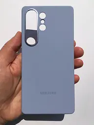 Оригінальний протиударний силіконовий чохол Silicone Case Samsung Galaxy S25 Ultra Light Blue EF-PS938CLEGWW - мініатюра 10