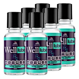 Iнтим-змазка вагінальна "Well Lube" ТМ "Fresh Heaven", 100 мл блок 6 шт