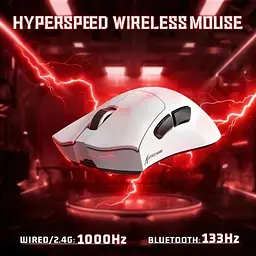 Мышь Attack Shark V3 Wireless (AS-6972792472607-W) White (G-000004412) - миниатюра 4