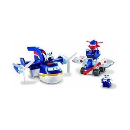 Ігровий набір Super Wings Supercharge 2-in-1 Police Patroller 2в1 Поліцейський транспорт (EU740834) - мініатюра 4