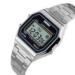 Наручний годинник чоловічий Skmei 1123 Silver, 1123SI (12314) - мініатюра 3