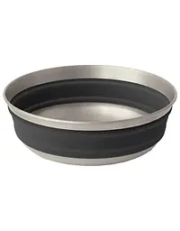 Миска складана Sea to Summit Detour Stainless Steel Collapsible Bowl Чорний-Сірий
