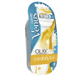 Станок для гоління жіночий Gillette Venus Olay Comfort Glide з 1 змінним картриджем - мініатюра 3