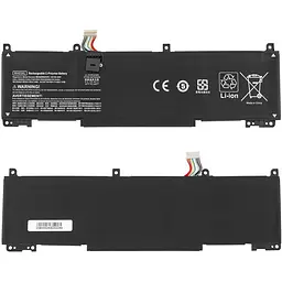 Батарея Hewlett Packard для ноутбука HP RH03XL (с выступом ширина АКБ 255мм) 11.4V 3947mAh - миниатюра 2