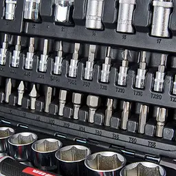 Набір головок торцевих Vitals Master 1/4" та 1/2" 94 предмета (186168) - мініатюра 6