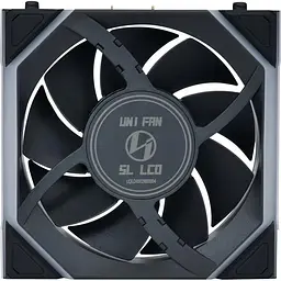 Вентилятор Lian Li UNI Fan SL WIRELESS LCD 120-1 (G99.12SLLCD1W1B.00) Black - мініатюра 6