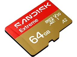 Карта пам'яті SanDisk Extreme Go microSDXC 64 GB (SDSQXGN-064G-GN6MN) - мініатюра 2