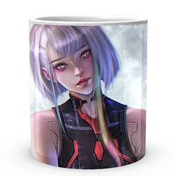 Кухоль GeekLand Cyberpunk:Edgerunners КІберпанк:Ті, що біжать по краю Люсі CE 002.36 330 мл білий - мініатюра 2