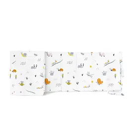 Бортики в дитяче ліжечко 30x120 BEES, білий (WeltBed_Bees_30x120)