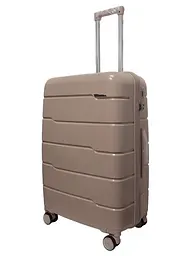 Валіза середня M+ з поліпропілену Milano bag 0305 84л Шампань - мініатюра 2