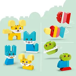 Конструктор LEGO DUPLO My First Чарівні творчі домашні улюбленці 3 в 1, 24 деталі (10477) - мініатюра 7
