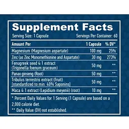 Бустер тестостерону Haya Labs Testosterone Booster 60 капсул - мініатюра 3