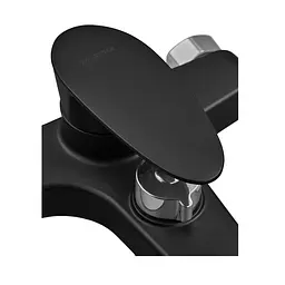 Змішувач для ванни Plamix Cezar-009 Euro SET matte black PM0693 Чорний матовий - мініатюра 5