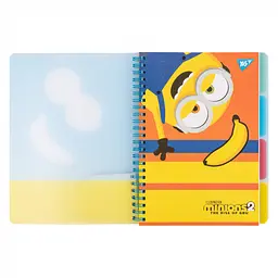 Зошит для записів Yes Minions А5 80 аркушів у лінію обкладинка софт-тач (765739) - мініатюра 2