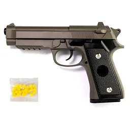 Пістолет ігровий Vigor Beretta M9 V22-Brown металевий