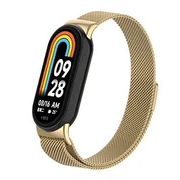 Ремінець ArmorStandart Milanese Magnetic Band для Xiaomi Mi Band 9/8 Gold (ARM69919)