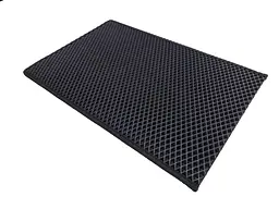 Коврик під кошачий лоток Евамур 60 x 40 см Чорний