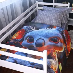 Комплект постільної білизни MirSon Kids Time 17-0713 Fluffy Koala Ranforce Elite 143 x 210 см (2200010620498) - мініатюра 4