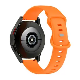 Ремінець для Samsung Galaxy Watch 5 Pro 45mm - Помаранчевий ширина кріплення 20мм силікон Watchbands Eight (W40-9WB76146876) - мініатюра 3