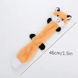 М'яка плюшева іграшка для прорізування зубів без набивання Derby Squeaky Dog Toy - мініатюра 2