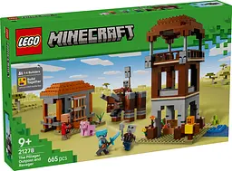 Конструктор LEGO Minecraft Аванпост розбійників та спустошувач 665 деталей (21278) - мініатюра 2