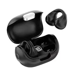 Навушники Langsdom бездротові кісткові M8 Open-Ear з спрямованим звуком Bluetooth 5.3 LED дисплеєм та шумоподавленням Чорний - мініатюра 2