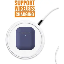 Чохол Apple для AirPods 2 New Silicone Case [Midnight Blue] [36519] - мініатюра 5