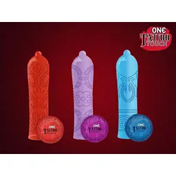 Презервативи One Tattoo Touch 12 шт. (ROZ6501053325) - мініатюра 5
