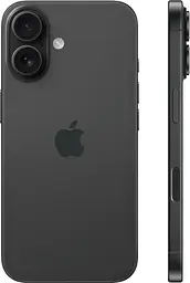 Смартфон Apple iPhone 16 128GB eSIM Black (MYAP3) - мініатюра 2