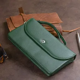 Жіночий шкіряний гаманець-клатч ST Leather 19х9,5х2,5 см acs0015827 - мініатюра 9