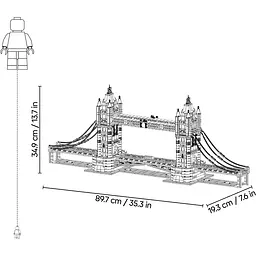 Конструктор LEGO Architecture Тауерський міст 3745 ел. (21067) - мініатюра 10
