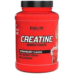 Креатин Evolite Nutrition Creatine Monohydrate 1 кг strawberry