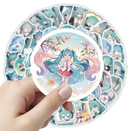 Стікерпак GeekLand Hatsune Miku 100 штук - мініатюра 4