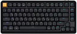 Клавіатура механічна J1 82Key, K pro Banana, WL/BT/USB-A, QMK, Hot-swap, EN/UKR, RGB, чорни Keychron teh0013916