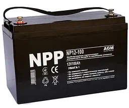 Акумуляторна батарея для ДБЖ NPP AGM 12 V / 100 А*ч (NP12-100)