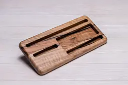 Дерев'яний органайзер для гаджета ecoWalnut 285x130x18 мм