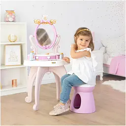 Столик з дзеркалом Smoby Toys Дісней. Принцеси Перукарня 2 в 1 зі стільчиком, з аксесуарами 49х36х94 см (320250) - мініатюра 5