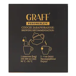 Уцінка. Чай зелений Graff Citrus space 30 г (20 шт. х 1.5 г) - мініатюра 6